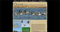 Desktop Screenshot of orionwildlife.com